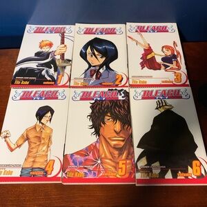 Bleach Manga Volumes 1-6 Set